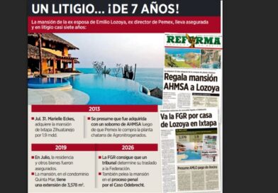GANA LA FGR MANSIÓN A EX ESPOSA DE LOZOYA
