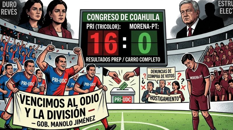 GOLEADA PRIISTA: SE LLEVA TODO EL CONGRESO