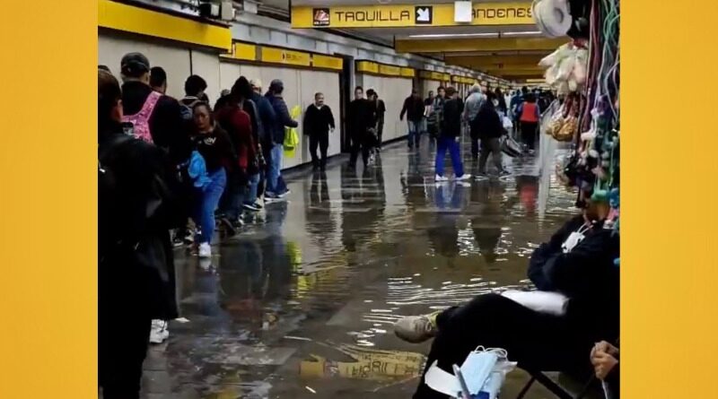 TORMENTA ELÉCTRICA PARALIZA EL TRANSPORTE EN EL ORIENTE DE LA CDMX