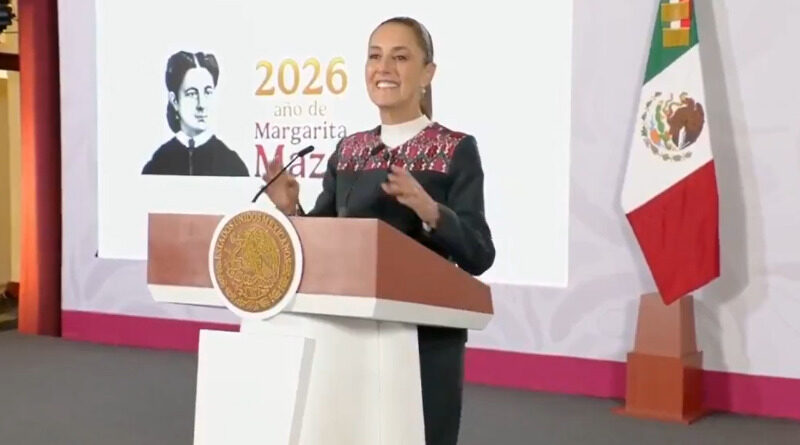 OFRECE SHEINBAUM REVISAR LEY PARA REGULAR IA EN SLP