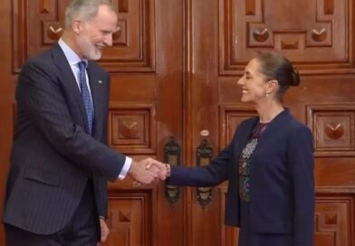 RECIBE SHEINBAUM A REY DE ESPAÑA