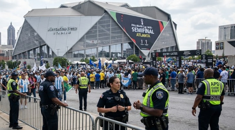 ATLANTA REFUERZA SEGURIDAD PARA ARGENTINA-INGLATERRA
