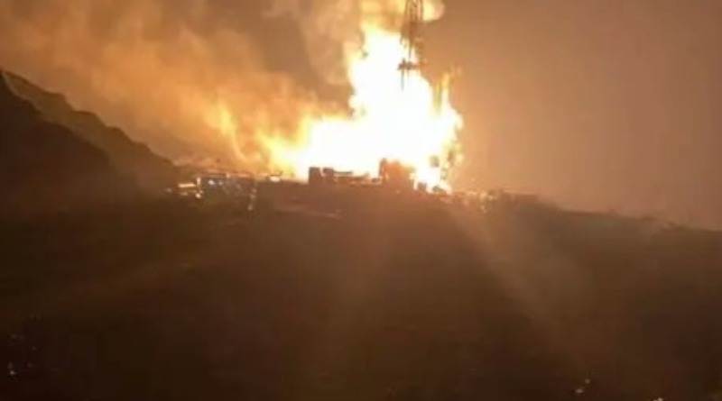 INCENDIO EN POZO DE PEMEX EN VERACRUZ LLEVA 134 DÍAS