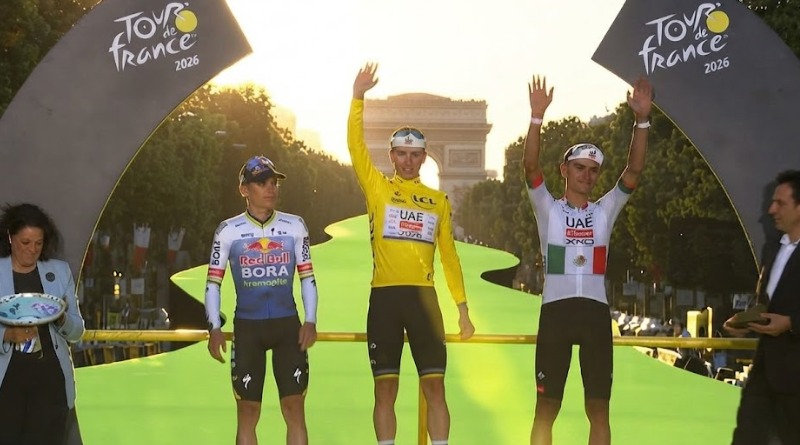 ISAAC DEL TORO CONSIGUE EL TERCER PUESTO EN EL TOUR DE FRANCIA