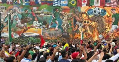 LA PASIÓN MUNDIALISTA QUEDA PLASMADA EN PINTURA