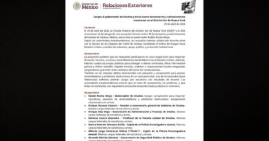 LA SRE REALIZA UNA CORRECCIÓN A MEDIAS