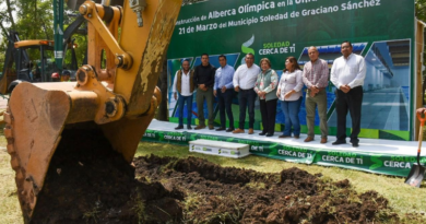 SOLEDAD: LA ALBERCA OLÍMPICA YA ALCANZA UN 45% DE AVANCE