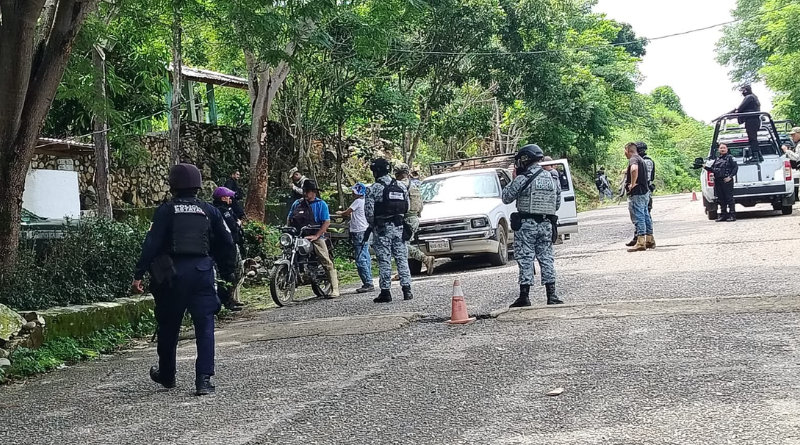 COYUCA DE BENÍTEZ: REFUERZAN LAS MEDIDAS DE VIGILANCIA EN COMUNIDADES