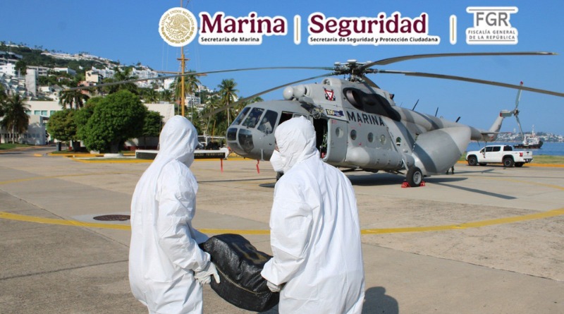 LA MARINA ASEGURA 1.9 TONELADAS DE COCAÍNA FRENTE A GUERRERO