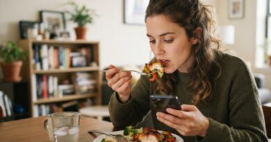 NO MIRES EL CELULAR, OBSERVA TU PLATO