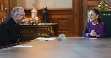 SHEINBAUM INSISTIRÁ EN INVITAR AL PAPA LEÓN A MÉXICO