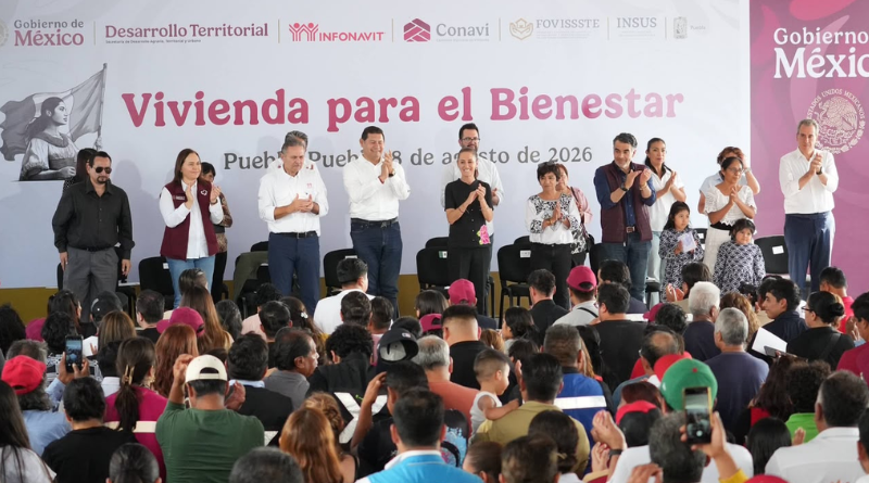 SHEINBAUM Y ARMENTA IMPULSAN VIVIENDA DIGNA EN PUEBLA