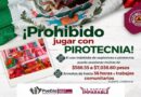 EN PUEBLA EXHORTAN A CELEBRAR SIN PIROTECNIA