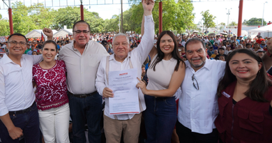 CIERRA FILAS MORENA EN CANCÚN CON RAFAEL MARÍN