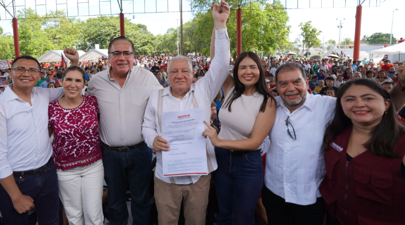 CIERRA FILAS MORENA EN CANCÚN CON RAFAEL MARÍN
