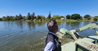 PABLO LEMUS SUPERVISA LIMPIEZA DE PRESA