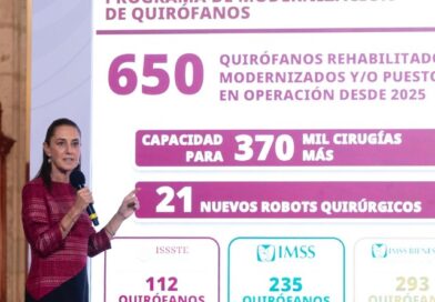 SHEINBAUM REPORTA 34 NUEVOS HOSPITALES PÚBLICOS