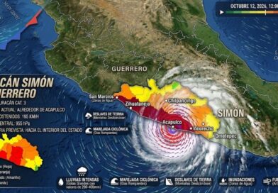‘SIMON’ CAUSA UNA MUERTE EN GUERRERO